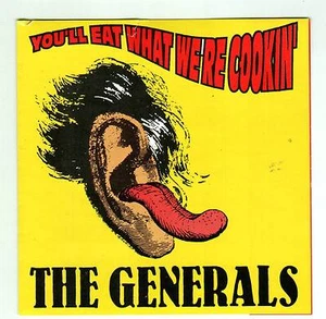 GENERALS YOU'LL EAT WHAT WE'RE COOKING CD rare 90's Detroit Rock Garage Band - Picture 1 of 2