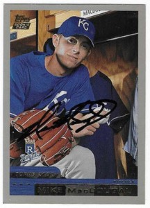 MIKE MACDONALD 2000 TOPPS TRADED AUTOGRAPHED SIGNED # T1 KANSAS CITY ROYALS