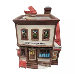 Department 56 New England Village Ben's Barber Shop # 5939-0 - Picture 1 of 6