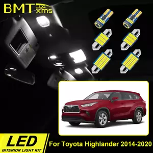 15x White Canbu LED Light Interior Bulb Kit Tool for 2014-2021 Toyota Highlander - Bild 1 von 10
