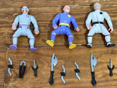 1986 Hasbro Ninja Warriors DOJO KAN LORD TAKA SCORPIA w Accessories 3 figures - Image 1 of 4