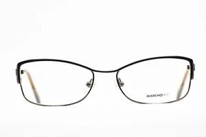 Marchon NYC East Side Gold Street 210 Satin Brown New Authentic 51 - Picture 1 of 6