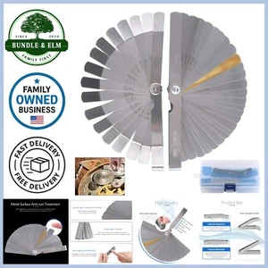 Juego de manómetros de acero inoxidable 48 cuchillas métricas imperial herramienta de reparación automática - Imagen 1 de 9