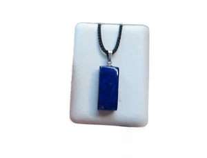 Lapis Lazuli Cabochon Anhänger mit Schlaufe und Band Nr. 2578 - Bild 1 von 2