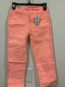 Joe Fresh Mädchen Skinny orange Jeans Größe 12 Einzelhandel $ 42 (10-TW-45) - Bild 1 von 6