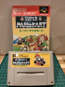SNES SFC Nintendo Super Famicon Super Mario Kart Tested from Japan - Picture 1 of 19