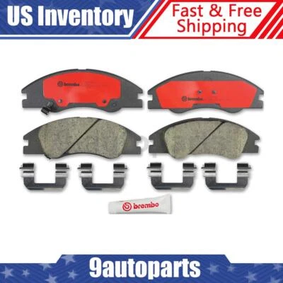 Pastillas de freno delanteras Brembo OE de cerámica para 2004 2005 2006 2007 2008 2009 Kia Spectra Foto 1 de 2