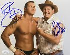 JSA Randy Orton & Bob Orton PROMO - DUAL AUTOGRAPHED Pro Wrestling Signed