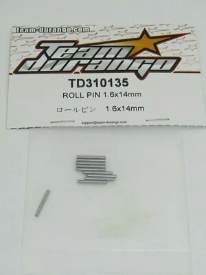 Team Durango - Roll Pin 1.6x14mm (10pcs) - TD310135 - Image 1 of 3