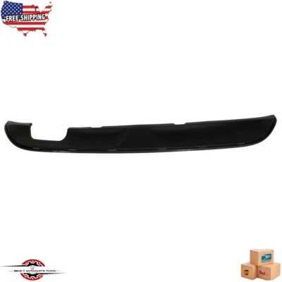 New Rear Bumper Valance Panel Matte-Black Fits 2010-2012 FORD FUSION FO1195119 - Image 1 of 4