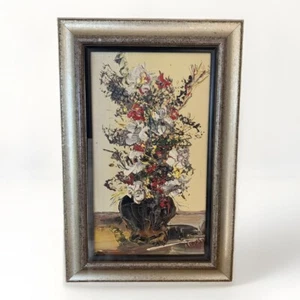 Huile Sur Toile Nature Morte 2 Peinture Expressionniste Signée Claude Moulet - Picture 1 of 12
