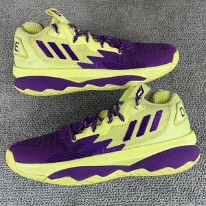 Adidas Dame 8 Dame Time gelb Basketballschuhe Herren Größe 10,5 OHNE EINLEGESOHLEN - Bild 1 von 11