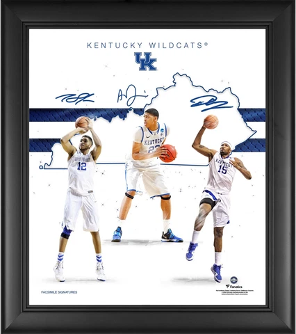 Kentucky Wildcats Framed 15x17 Centers Franchise Foundations Collage Cover