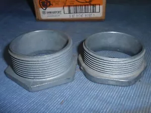 2" Rohrnippel mit Bridgeport Zinkdruckguss 1107-DC - 2 Stück enthalten siehe Bild - Bild 1 von 4