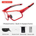 ROCKBROS+Bike+Photochromic+Sunglasses+Sport+Full+Frame+Anti-UV400+Glggles+Red