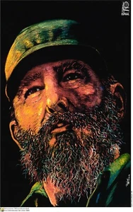 Politisches POSTER. 5er Set. Kubanische Solidaritätspropaganda. Castro Revolution Kunst - Bild 1 von 5