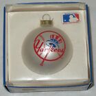 Ornement de Noël en verre MLB Yankees rouge blanc bleu en boîte États-Unis