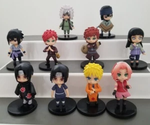 Lote De 10 Mini Figuras Naruto Set 2.5" Alto - Imagen 1 de 11