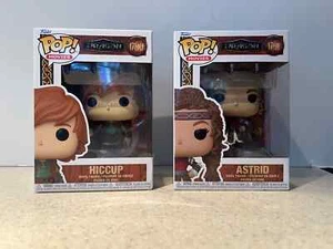 Funko Pop, HTTYD, 1790 Hiccup & 1791 Astrid, NIP, Lot of 2, Live Action Movie - Picture 1 of 4