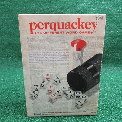 Vintage 1970 Lakeside Toys. Perquackey the Different Word Game Collectible - Image 1 of 4