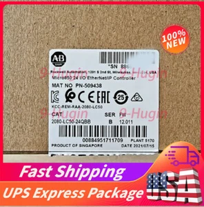New Allen-Bradley 2080-LC50-24QBB Ethernet I/P Controller Factory Sealed - Picture 1 of 4