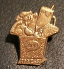 Yum! Taco Bell Fast Food 20 Years Pin NEW