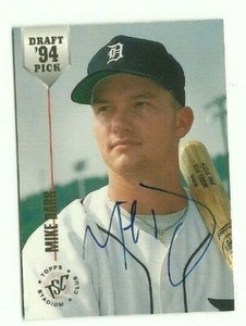 Mike Darr 1994 Stadium Club signed auto autographed card Tigers