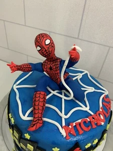 DECORACIÓN DE PASTEL COMESTIBLE SPIDER MAN - Imagen 1 de 3