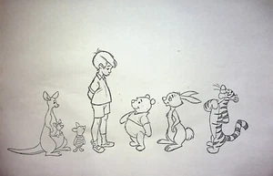 New Adventures of Winnie the Pooh Production Model Copy Layout Page #GB - Picture 1 of 2