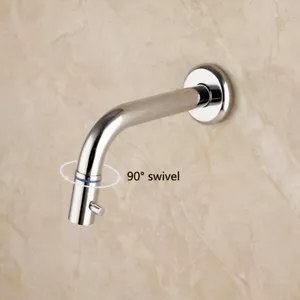 Carino rubinetto ottone cromato bagno da parete solo rubinetto acqua fredda - Foto 1 di 11