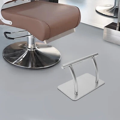Schönheitsstuhl Friseurfußstütze Edelstahl Friseur Salon Tattoo Fußstütze Pedal - Bild 1 von 4