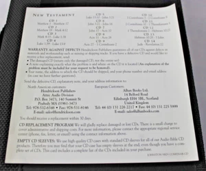 NKJV Bible On Audio 58 CD Set (One Missing disc) - Picture 1 of 6