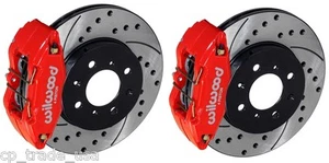 WILWOOD FORGED FRONT BRAKE DRILLED ROTORS FIT HONDA CIVIC 99-00 SI 140-12996-DR  - Bild 1 von 3