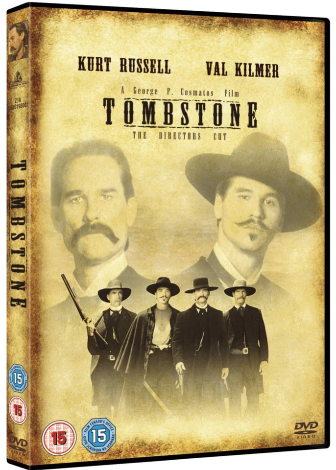 Tombstone - Director's Cut (1993) DVD (Region 2 & 4) New & Sealed - image 1 of 1