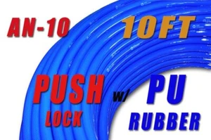 AN-10 5/8" 16mm Push On Loc Fuel Hose Line Blue for Fuel Systems Price for 10FT - Picture 1 of 2