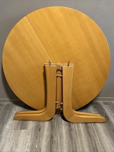 Esstisch Rund 108 cm Massivholz Ausziehbar  - Bild 1 von 1