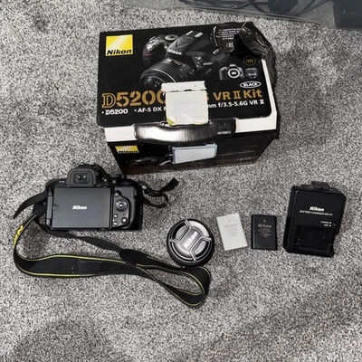 Nikon D5200 24.1MP Digital SLR Camera with 18-55mm Lens- (Original Box included) - Image 1 of 4