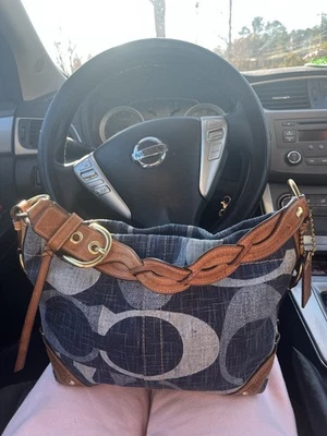 Bolso Coach Carly Denim Vintage Carly Denim Foto 1 de 4