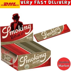 Smoking Bio King Size Slim Blättchen volle Box 50 Packungen ungebleicht - Bild 1 von 4