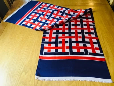 STRIKING VINTAGE SCARF.  VGC.  48 x 14 INCHES.   [ - Image 1 of 4