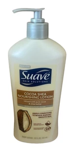 Suave Skin Solutions Kakao-Sheabutter pflegende Körperlotion, 18 Unzen Pumpflasche - Bild 1 von 2