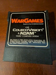 Colecovision & Adam WarGames gioco vintage con sovrapposizioni non testato - Foto 1 di 2