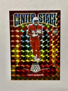 TREY BENSON 2024 MOSAIC ROOKIE CENTER STAGE GOLD MOSAIC PRIZM RC /10 Cardinals  - Bild 1 von 2