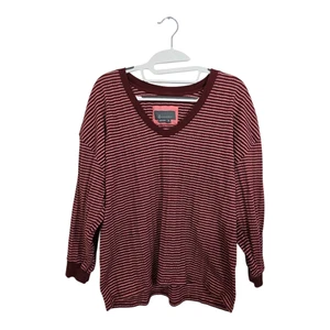 Anthropologie Hannah gestreiftes Top Gr. XL Boho Freizeit - Bild 1 von 8