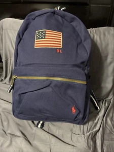 Mochila para portátil Polo Ralph Lauren bandera estadounidense Newport azul marino - Imagen 1 de 8