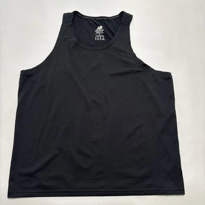Camiseta sin mangas New Balance Running para mujer negra talla grande calce seco nueva en caja seca Foto 1 de 4