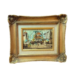 Vintage Original Oil Painting By M. Orosco Signed Framed 10x11.5 in. - Picture 1 of 5