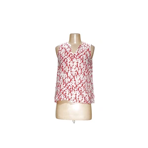 Blusa gráfica blanca Talbots - para mujer talla S - Imagen 1 de 4