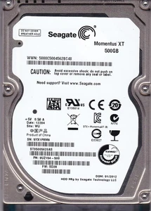 ST95005620A pn: 9UZ154-500 fw: SD28 sn: 5YX WU 2012 500GB SATA 2.5" SEAGATE - Picture 1 of 5