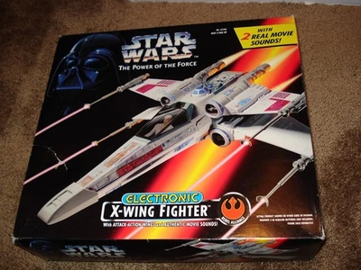 Star Wars - Power of the Force - Electronic X-Wing Fighter Jet (Com LUKE SKYWALKE) - Imagem 1 de 4